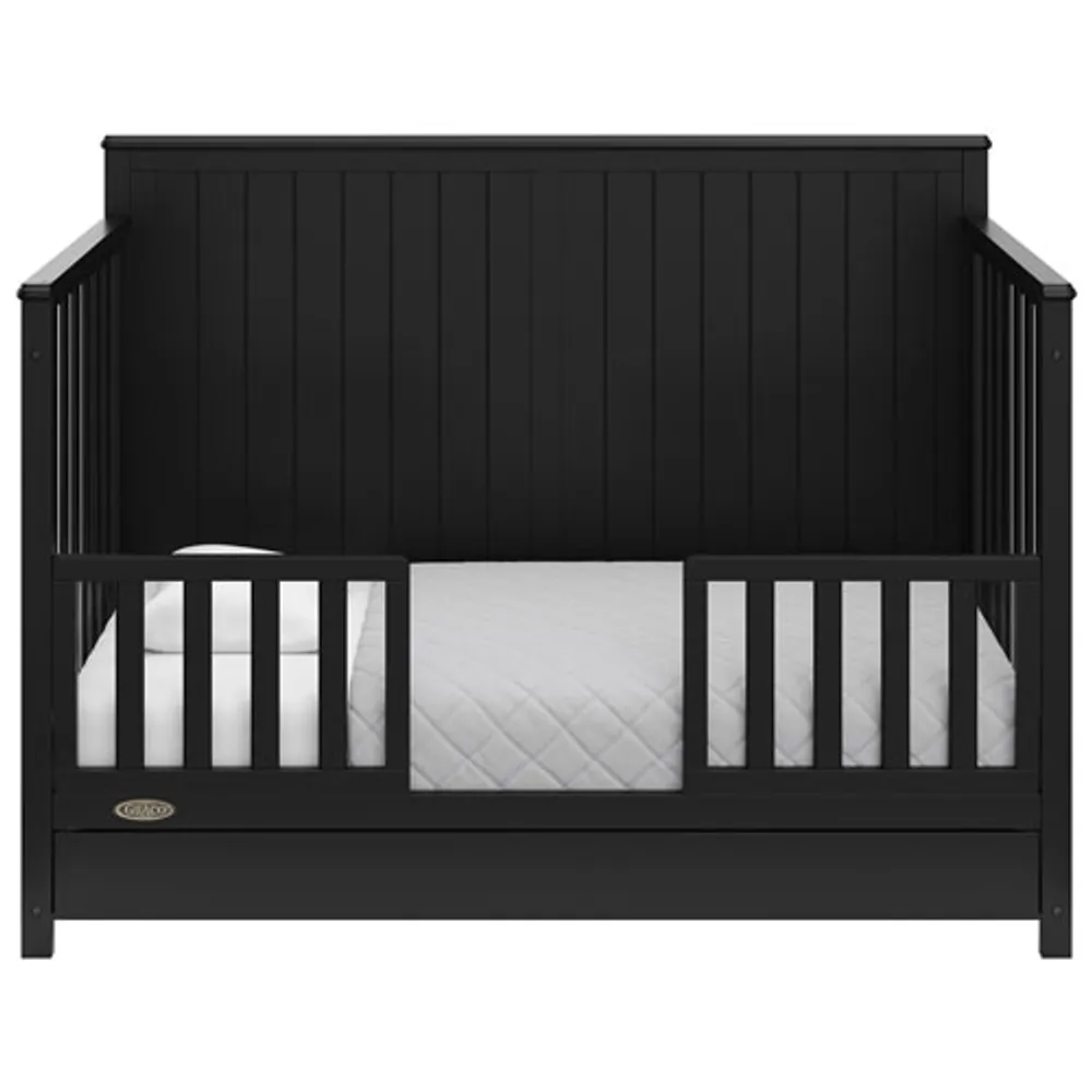 Graco Hadley 4-in-1 Convertible Crib with Drawer - Black