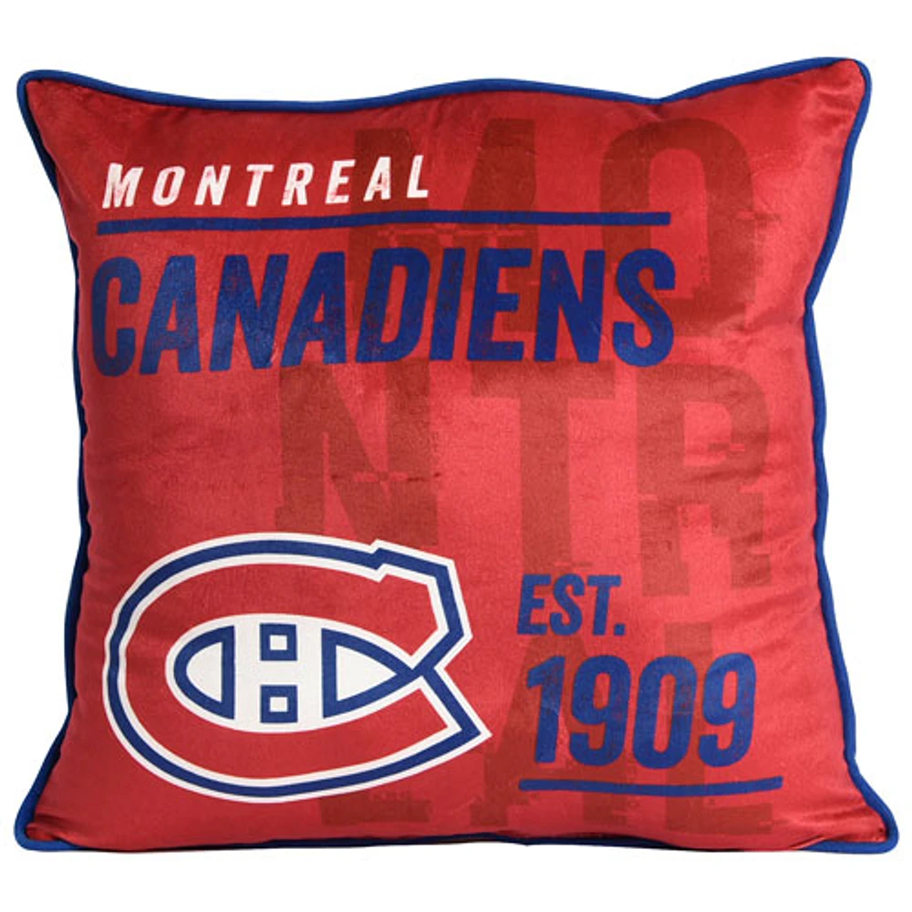 Coussin décoratif de la LNH - Canadiens de Montréal