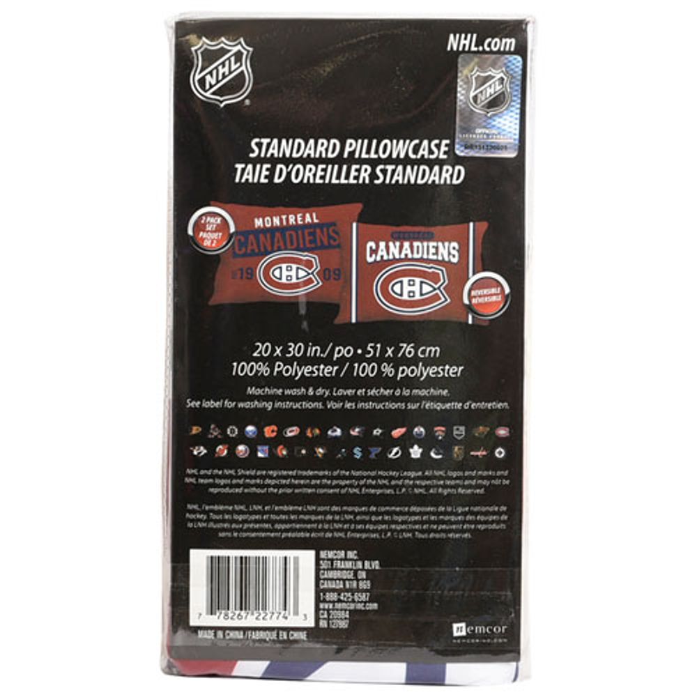 NHL 2-Piece Pillowcase