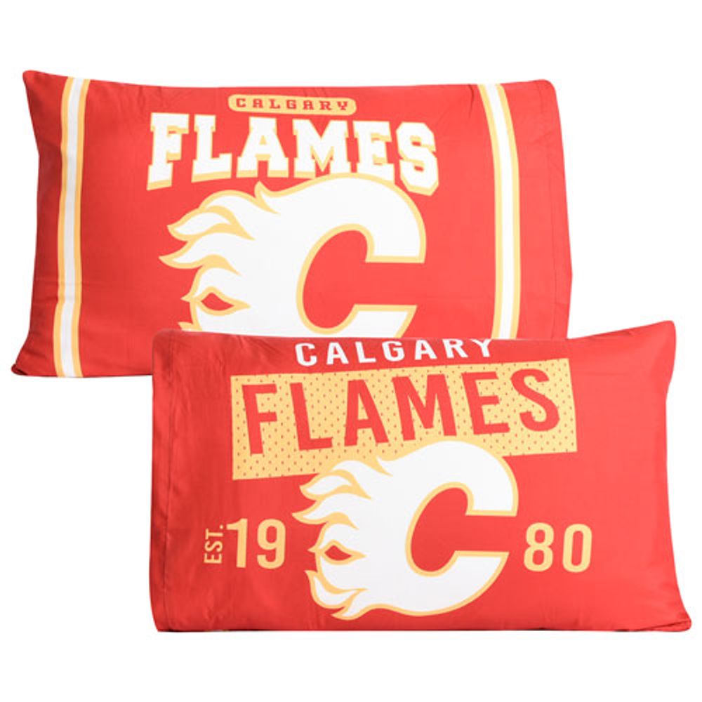 NHL 2-Piece Pillowcase - Calgary Flames