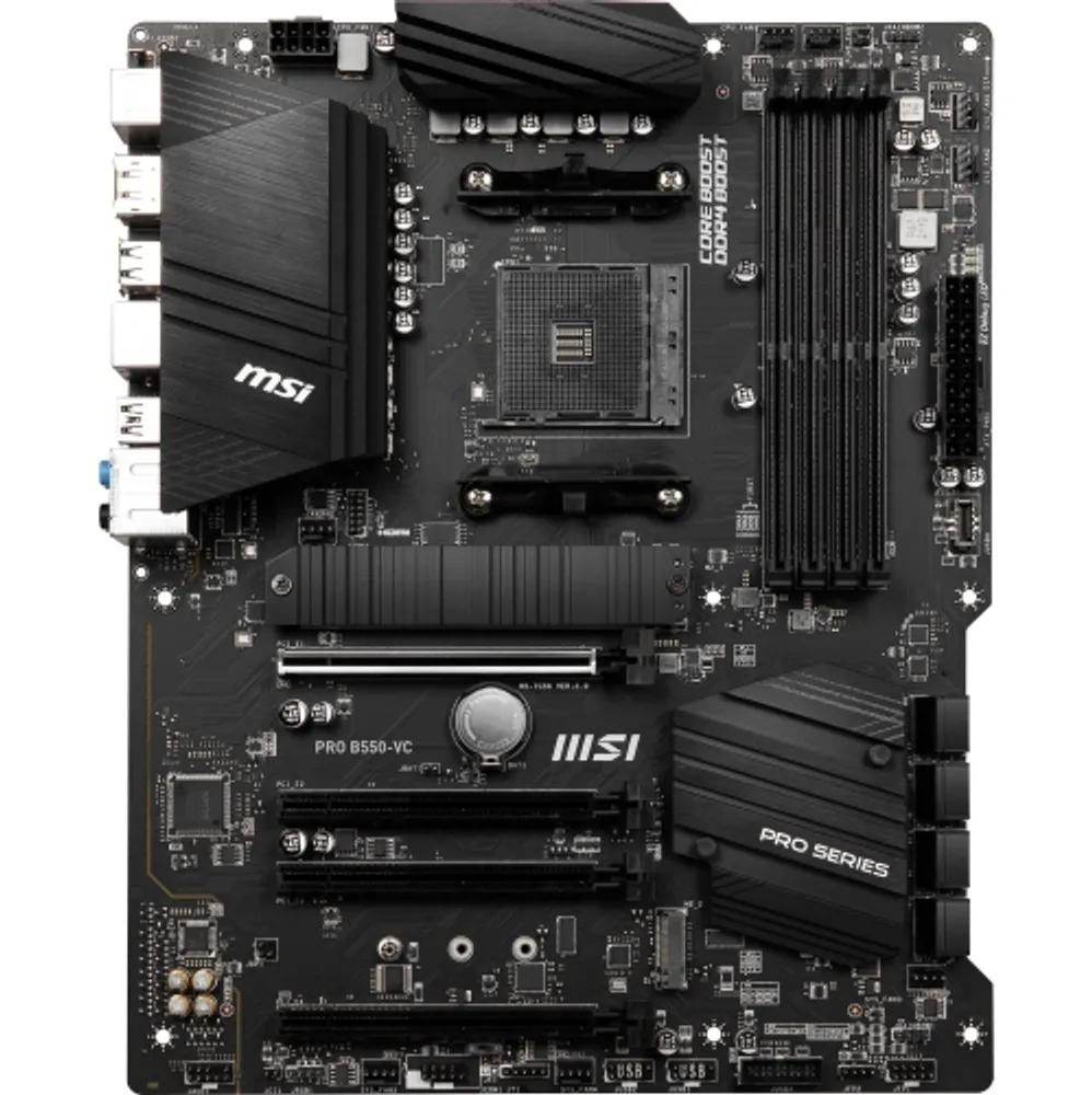 MSI B550 Gaming GEN3 Gaming Motherboard (AMD AM4, DDR4, PCIe 3.0, SATA  6Gb/s, M.2, USB 3.2 Gen 1, HDMI, ATX, AMD Ryzen 5000/4000 Series Processors)