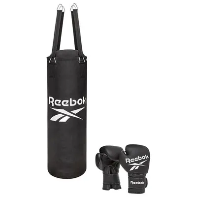 Reebok 3 Ft. Heavy Boxing Bag & Gloves