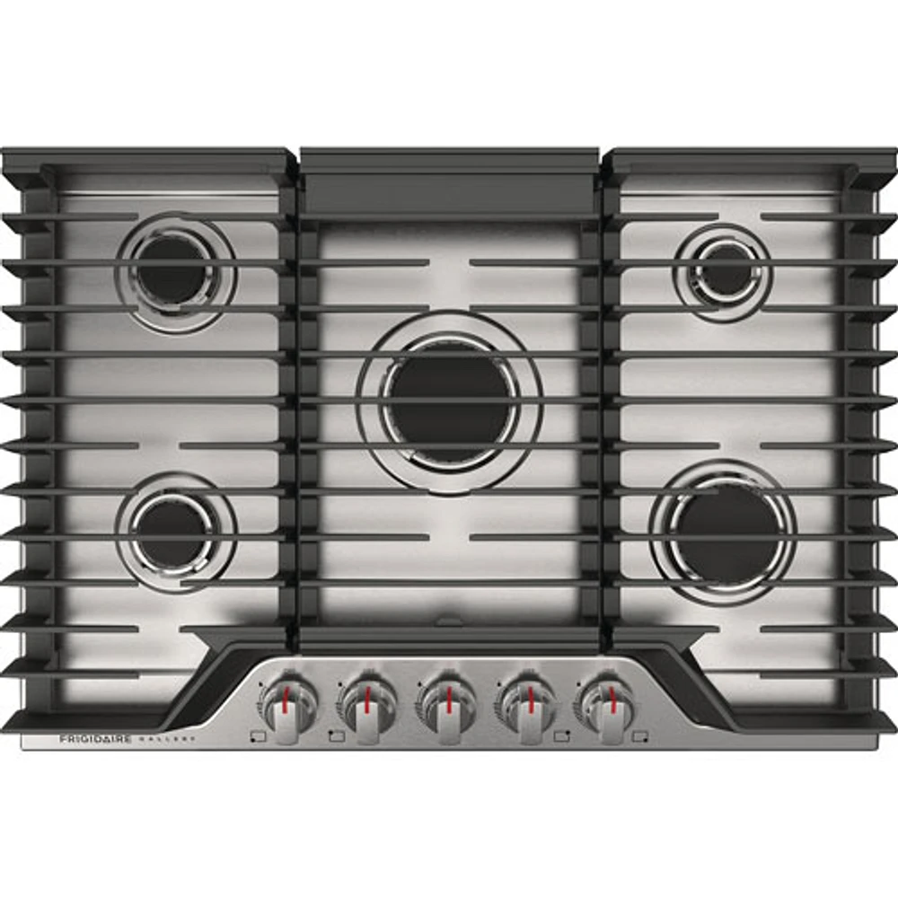 Frigidaire Gallery 30" 5-Burner Gas Cooktop (GCCG3048AS) - Stainless Steel