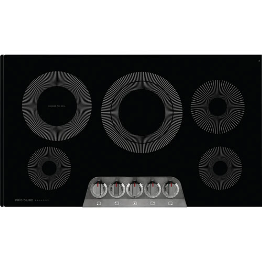 Frigidaire Gallery 30" 5-Element Electric Cooktop (GCCE3070AD) - Black Stainless Steel