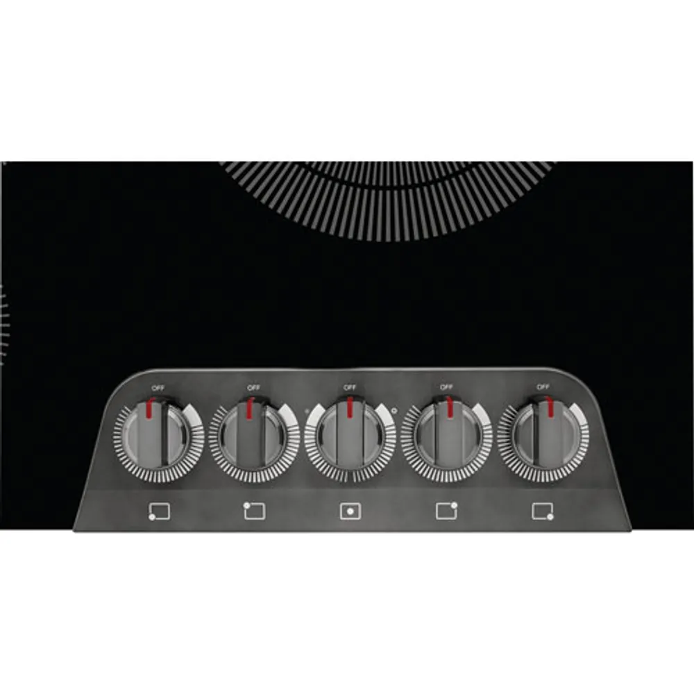 Frigidaire Gallery 30" 5-Element Electric Cooktop (GCCE3070AD) - Black Stainless Steel