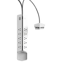 Monster Vertex XL 10-Outlet Surge Protector - White