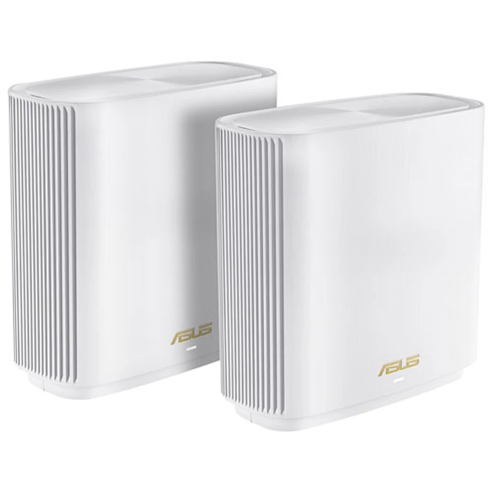 ASUS ZenWifi XT9 Whole Home Mesh Wi-Fi 6 System - 2 Pack - White