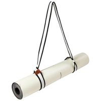 Yu-mn Luxury Yoga Mat with Strap - White