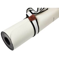 Yu-mn Luxury Yoga Mat with Strap - White