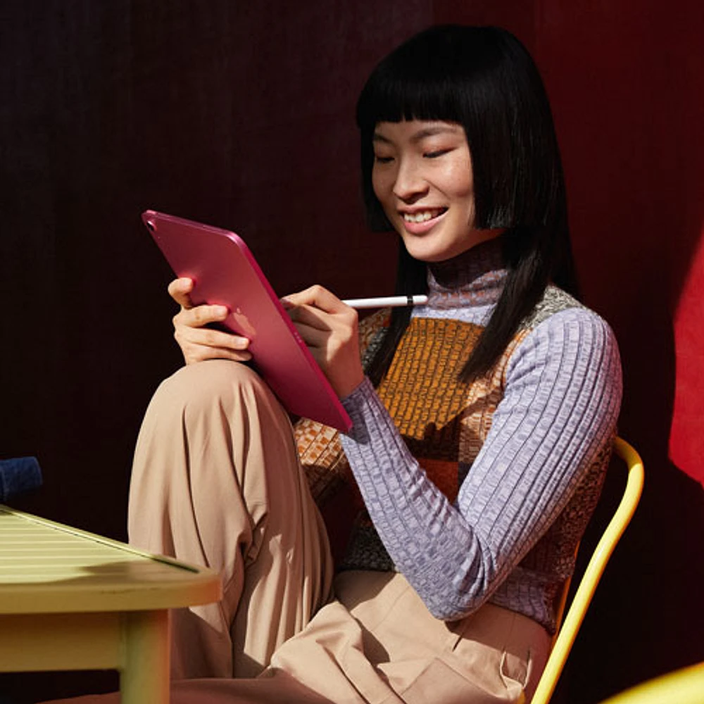 iPad de 10,9 po et de 256 Go d'Apple avec Wi-Fi 6 (10e génération) - Rose