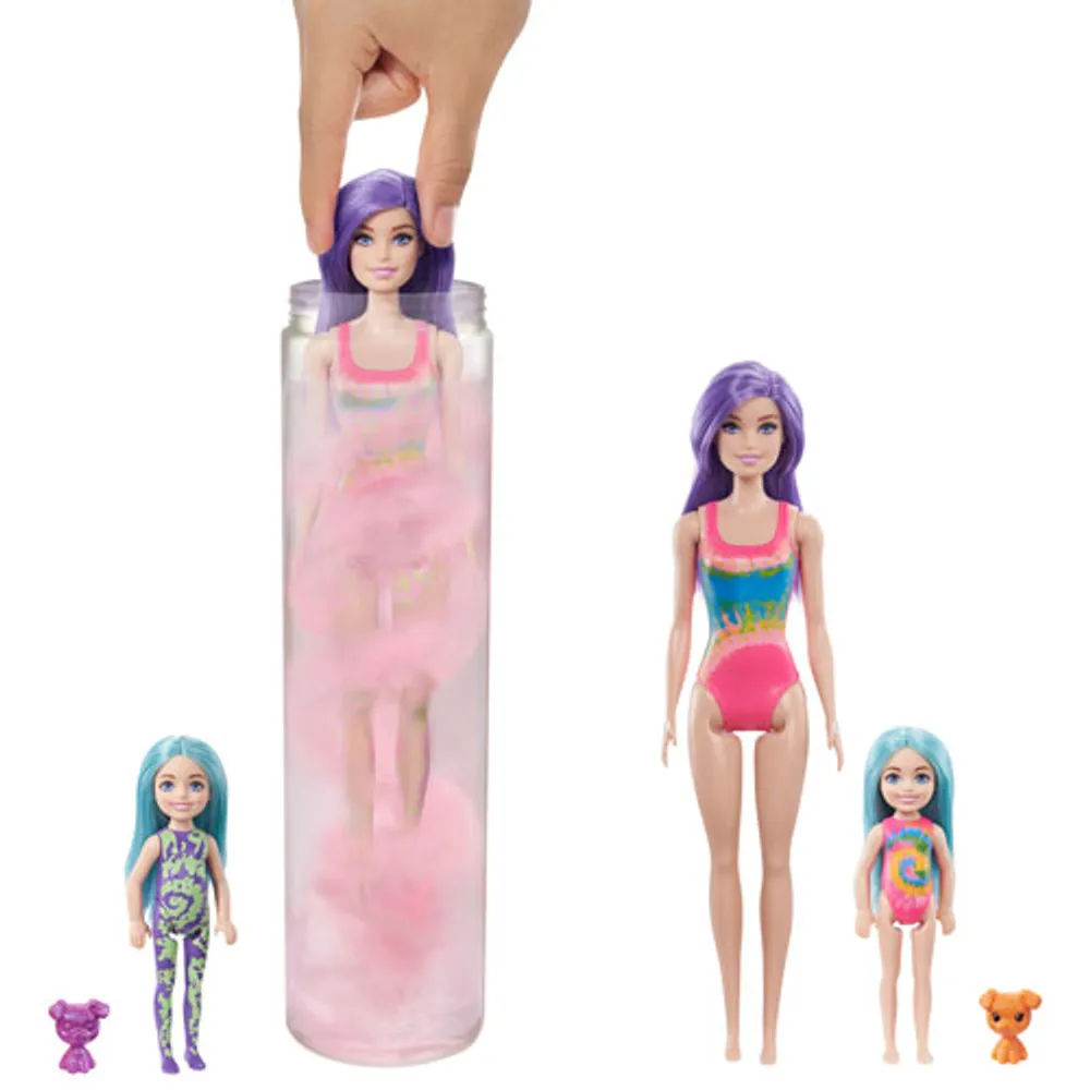 Jeu de poupée Barbie Colour Reveal Tie-Dye Fashion Maker de Mattel