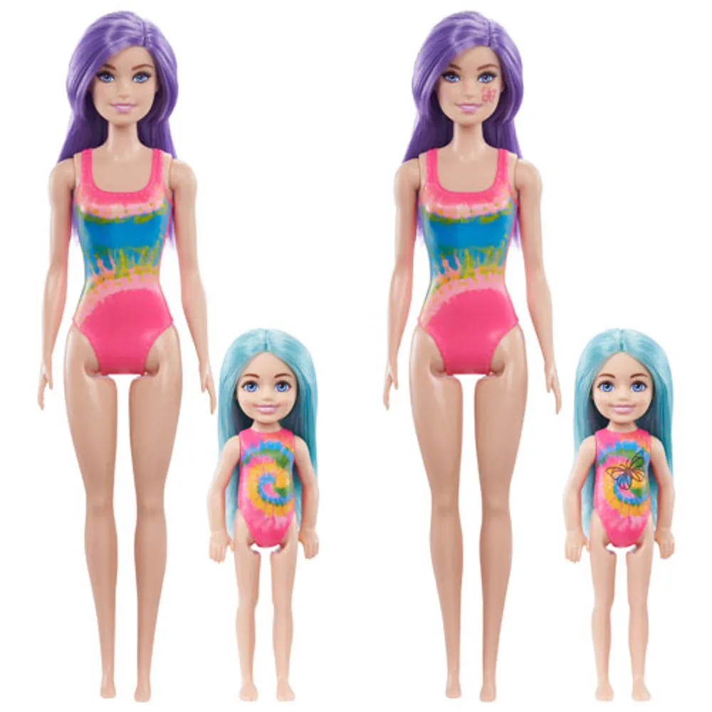 Mattel Barbie Colour Reveal Tie-Dye Fashion Maker Doll Playset