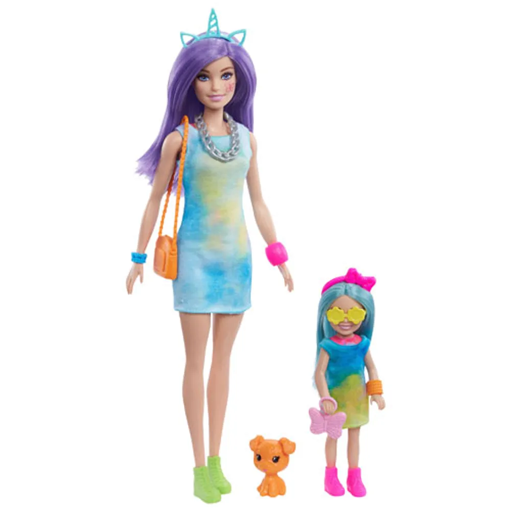 Mattel Barbie Colour Reveal Tie-Dye Fashion Maker Doll Playset