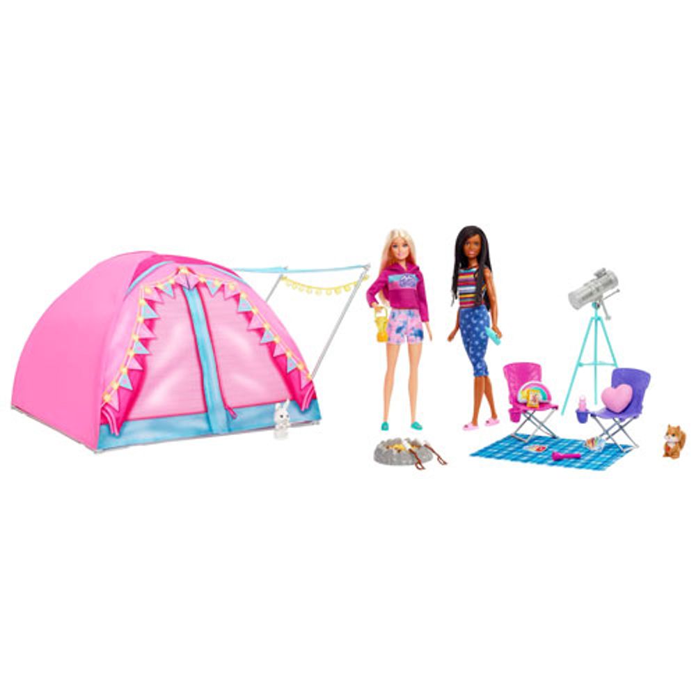 Mattel Barbie Lets Go Camping Doll Set - 2 Pack