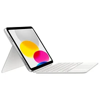 Magic Keyboard Folio pour iPad de 10,9 po d'Apple (10e génération) - Argenté - Français