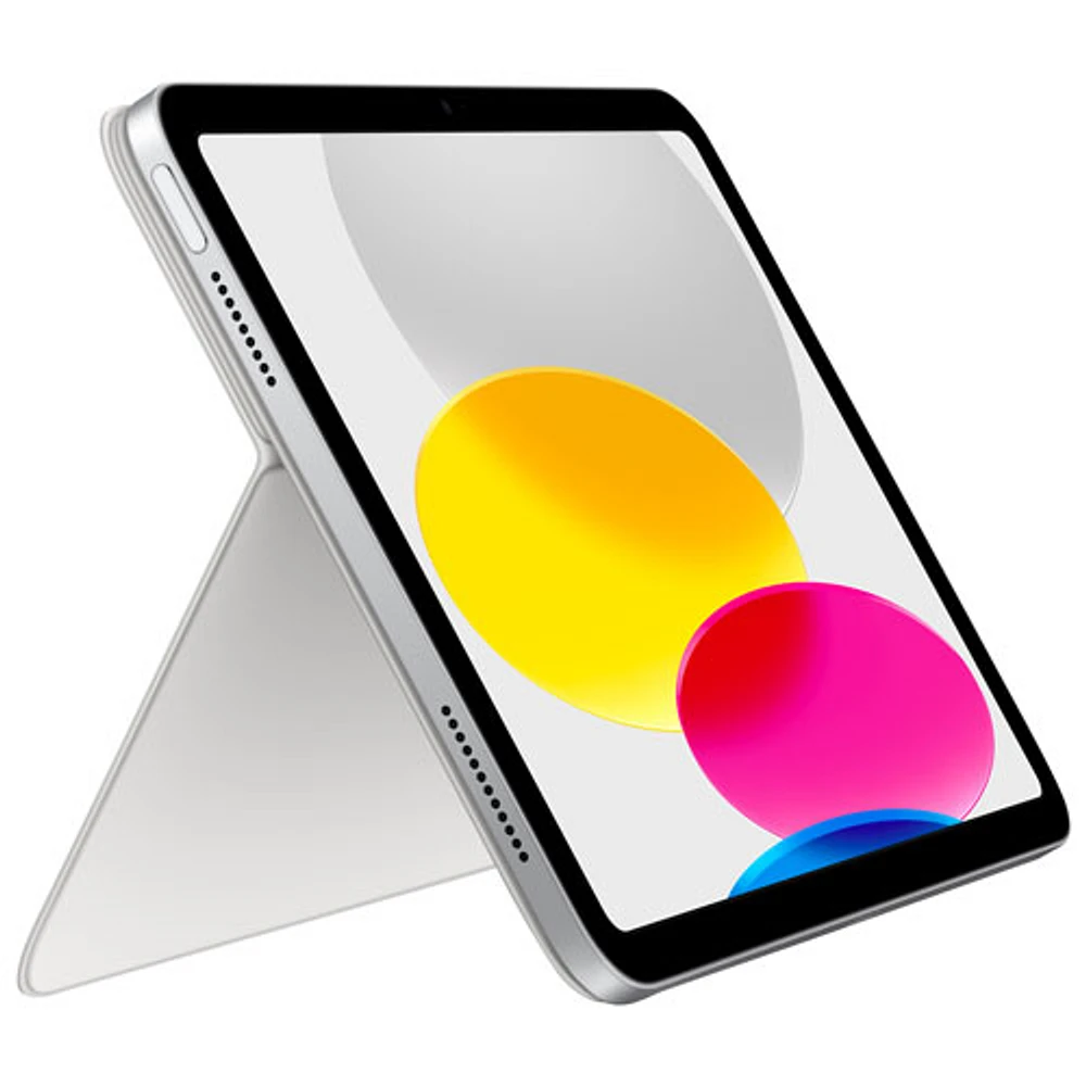 Magic Keyboard Folio pour iPad de 10,9 po d'Apple (10e génération) - Argenté - Français