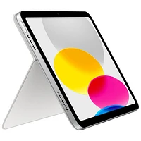 Magic Keyboard Folio pour iPad de 10,9 po d'Apple (10e génération) - Argenté - Français