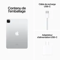 iPad Pro de 11 po et de 2 To d'Apple avec Wi-Fi (4e génération) - Argenté
