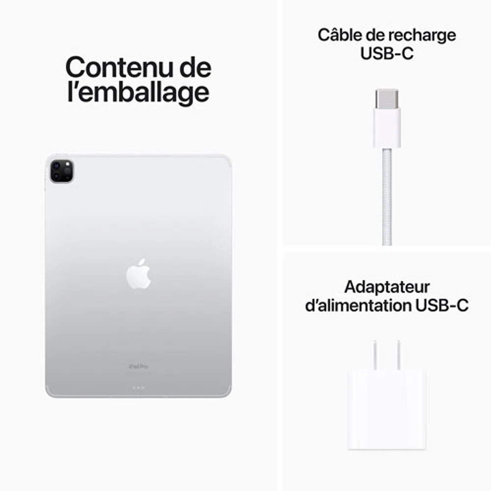 iPad Pro de 12,9 po et de Go d'Apple avec Wi-Fi et 5G (6e génération