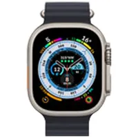 Virgin Plus Apple Watch Ultra (GPS + Cellular) 49mm Titanium Case with Midnight Ocean Band