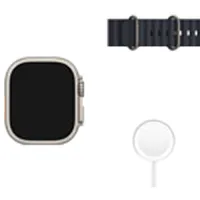 Virgin Plus Apple Watch Ultra (GPS + Cellular) 49mm Titanium Case with Midnight Ocean Band