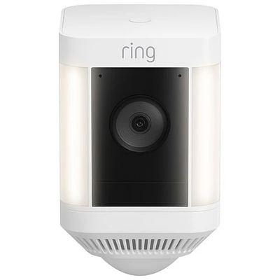Caméra IP HD 1080p sans fil Spotlight Cam Plus de Ring - Blanc