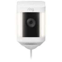 Ring Spotlight Cam Plus Wired 1080p HD IP Camera - White