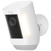 Caméra à projecteur ponctuel (batterie) sans fil Wi-Fi 2K de Ring avec Ring Vision, DEL et détection de mouvement 3D