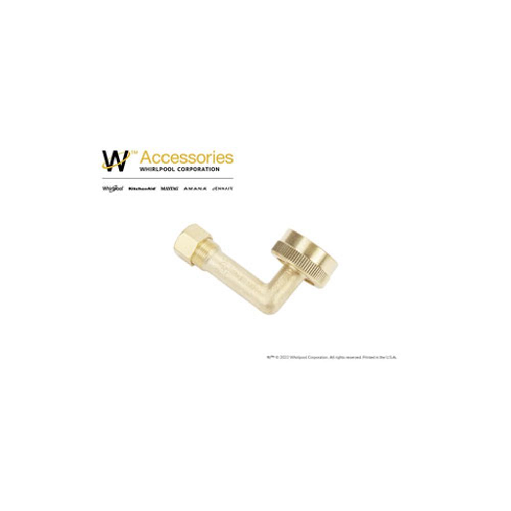 Whirlpool Dishwasher Water Inlet Elbow Joint Fitting (W10685193P)