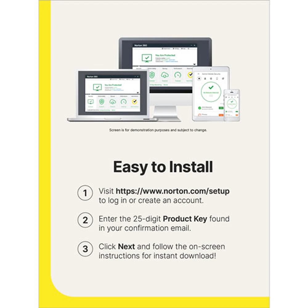 Norton 360 Deluxe avec Norton Utilities Ultimate (PC/Mac) - 5 appareils - 1 an - Téléchargement numérique