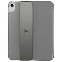 Étui folio satiné de Tucano Milano Italy pour iPad 11 po (A16)/iPad 10,9 po (10e génération) - Gris