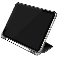 Étui folio satiné de Tucano Milano Italy pour iPad 11 po (A16)/iPad 10,9 po (10e génération) - Gris