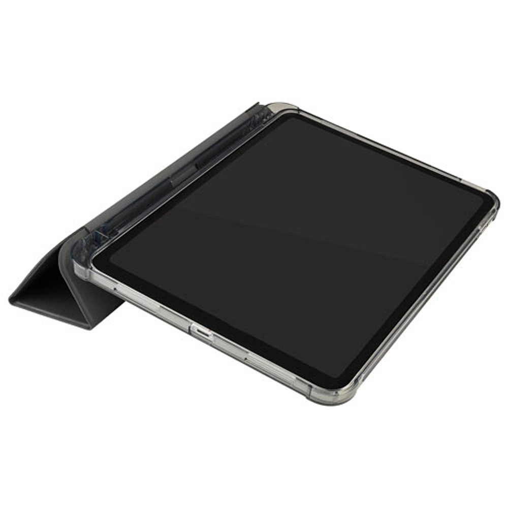 Étui folio satiné de Tucano Milano Italy pour iPad 11 po (A16)/iPad 10,9 po (10e génération) - Gris