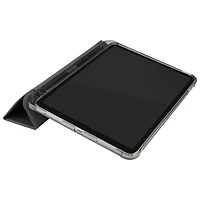 Étui folio satiné de Tucano Milano Italy pour iPad 11 po (A16)/iPad 10,9 po (10e génération) - Gris
