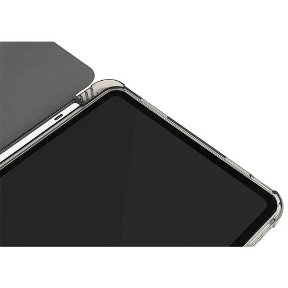 Étui folio satiné de Tucano Milano Italy pour iPad 11 po (A16)/iPad 10,9 po (10e génération) - Gris