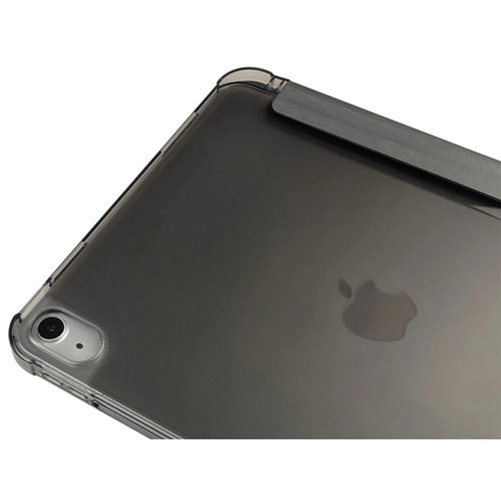Étui folio satiné de Tucano Milano Italy pour iPad 11 po (A16)/iPad 10,9 po (10e génération) - Gris