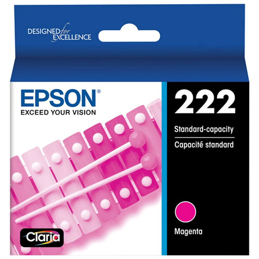 Cartouche d'encre magenta T222 d'Epson (T222320-S)