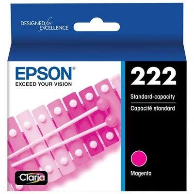 Cartouche d'encre magenta T222 d'Epson (T222320-S)