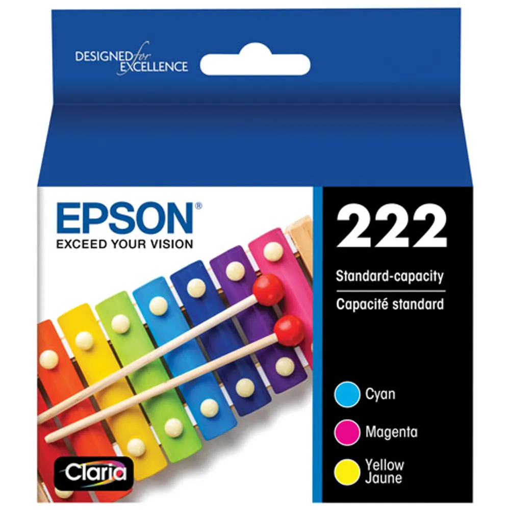 Epson T222 Colour Combo Ink (T222520-S) - 3 Pack