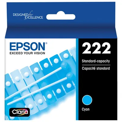 Epson T222 Cyan Ink (T222220-S)