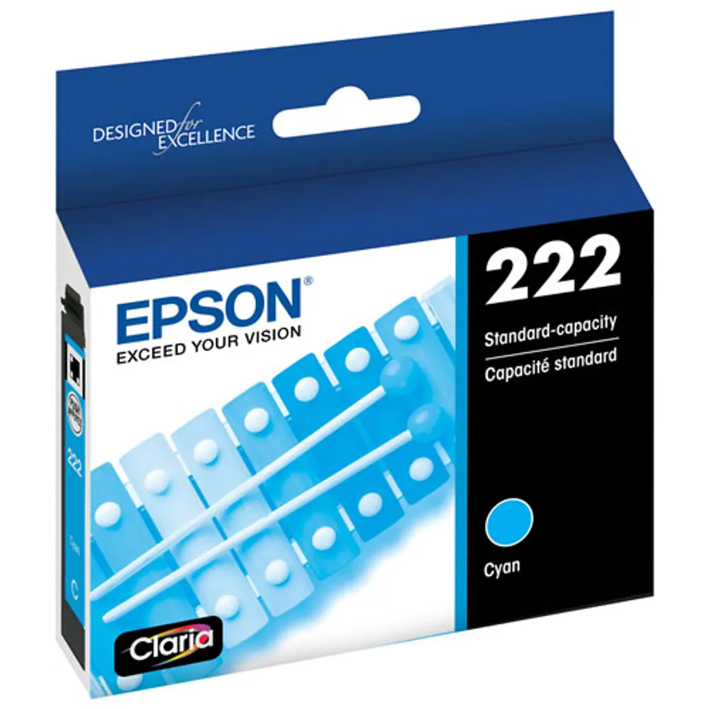 Epson T222 Cyan Ink (T222220-S)