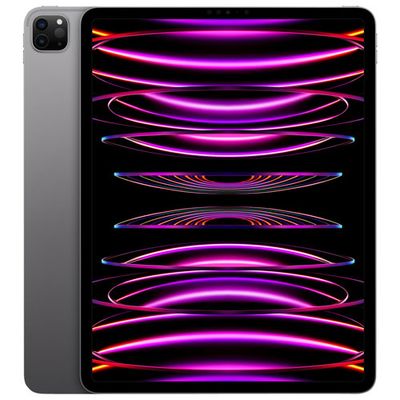 TELUS Apple iPad Pro 12.9" 1TB with Wi-Fi & 5G (6th Generation) - Space Grey - Monthly Financing