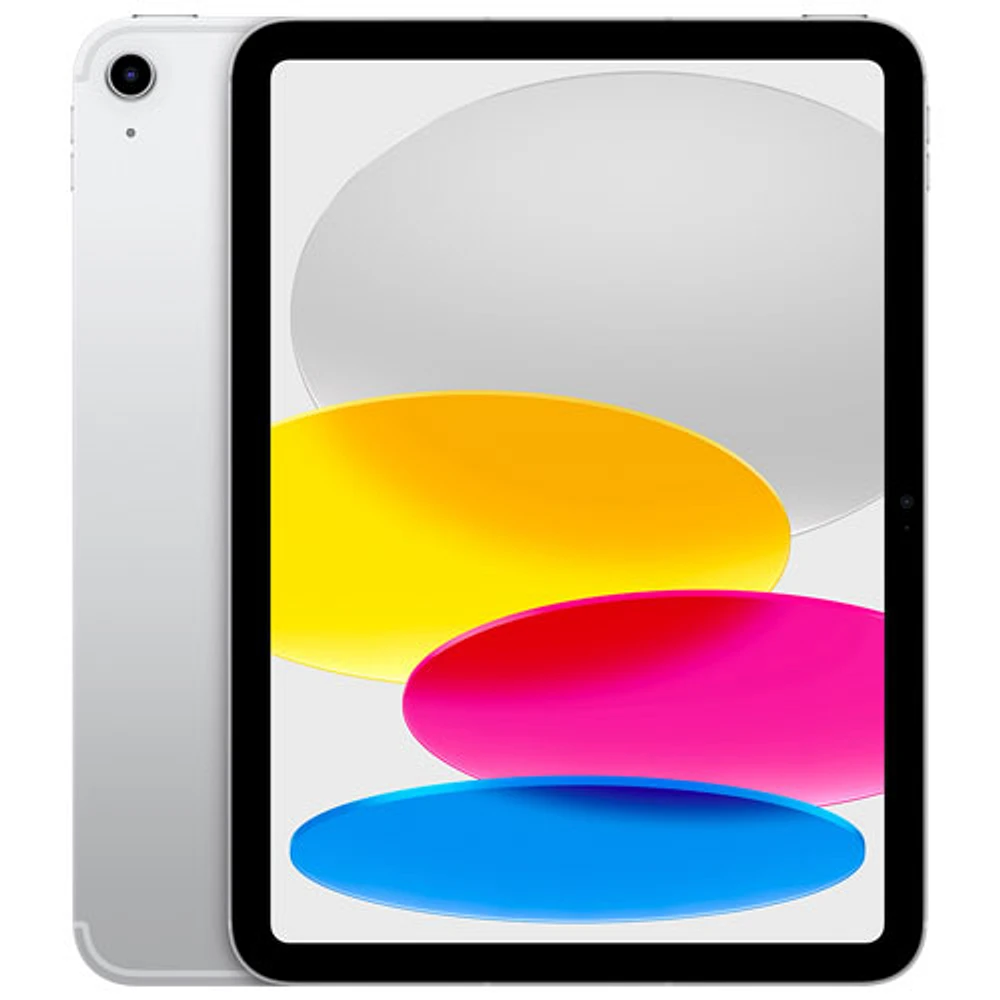 TELUS Apple iPad 10.9" 64GB with Wi-Fi & 5G (10th Generation) - Silver - Monthly Financing