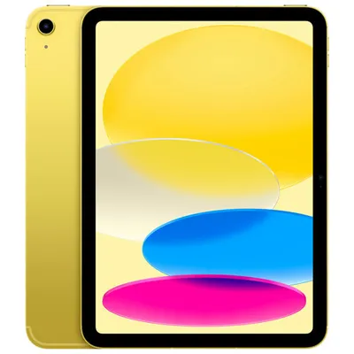 iPad 10,9 po 64 Go Wi-Fi 5G d'Apple avec TELUS (10e gén.) - Jaune - Financement mensuel