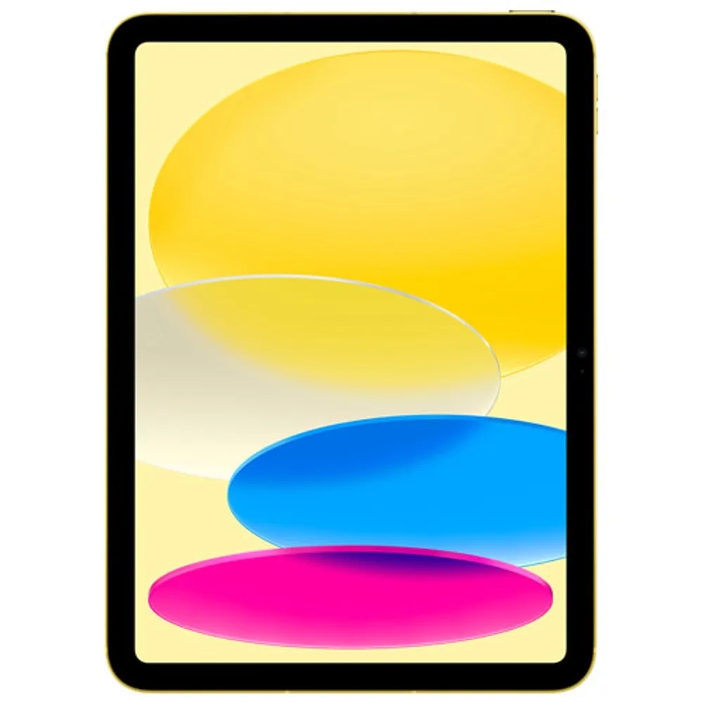 iPad 10,9 po 64 Go Wi-Fi 5G d'Apple avec TELUS (10e gén.) - Jaune - Financement mensuel