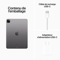 iPad Pro 11 po de 128 Go Wi-Fi et 5G d'Apple avec TELUS (4e gén.) - Gris cosmique - Financement mensuel