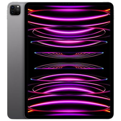 TELUS Apple iPad Pro 12.9" 256GB with Wi-Fi & 5G (6th Generation) - Space Grey - Monthly Financing