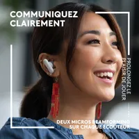 Logitech G FITS In-Ear Sound Isolating True Wireless Earbuds - White