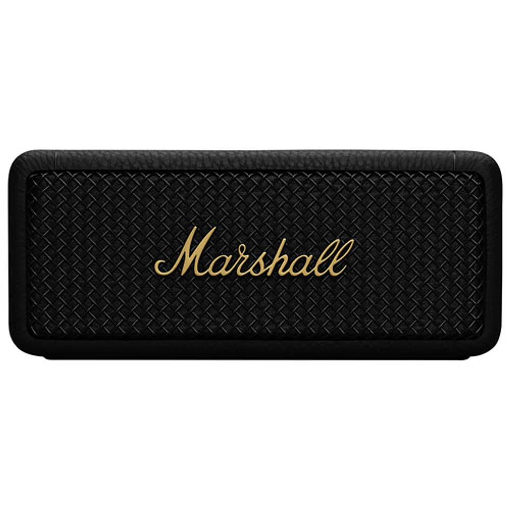Haut-parleur sans fil Bluetooth étanche Emberton II de Marshall - Noir/Laiton