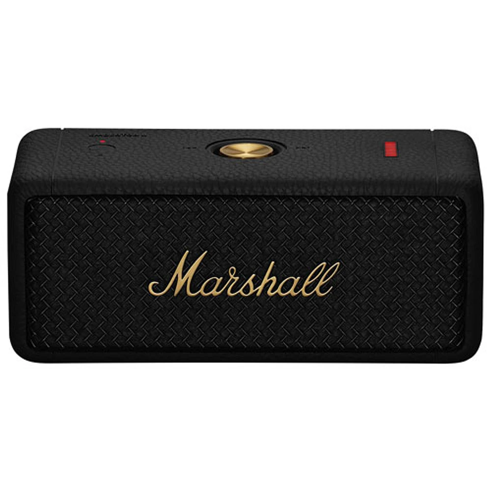 Haut-parleur sans fil Bluetooth étanche Emberton II de Marshall - Noir/Laiton